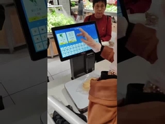 مقیاس موثر نقطه فروش هوش مصنوعی با ذخیره سازی 32GB داده 5kg وزن ناخالص